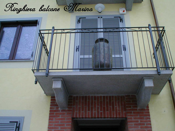 Parapetto balcone in ferro battuto Ringhiere pannelli per balconi